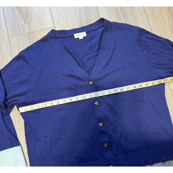 Summersalt Women’s Size XL Blue The Perfect Lightweight Cardigan Sweater - Picture 8 of 13